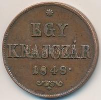 1848. 1kr Cu T:2