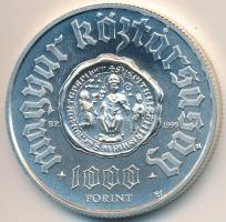 1995. 1000Ft Ag "Pannonhalma" T:BU ujjlenyomat Adamo EM140
