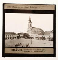 cca 1920 Erdély, az Uránia Szemléltető és Taneszközök Gyára által készített és kiadott 8 db vetíthető üveglemez diapozitív képek, feliratozva, 8x8 cm