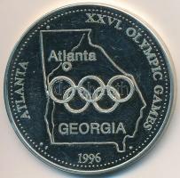 Amerikai Egyesült Államok 1996. "XXVI. Olimpiai Játékok, Atlanta" fém emlékérem (40mm) T:2...