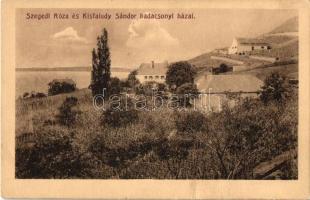 Badacsony, Szegedi Róza és Kisfaludy Sándor badacsonyi háza (fa)