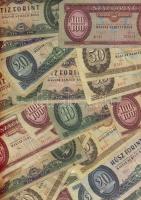 Nagy hagyaték tétel több, mint 3000db bankjegy egész világ, régi és új, sok magyarral (korona, pengő...