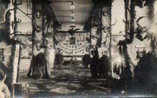 1947 Pécs, Erdészeti és vadászati kiállítás, belső / Pécs, Hungary, Forestry and Hunter Exhibition, interior, photo