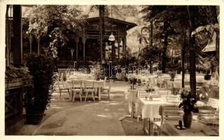 Budapest XIV. Városliget, Gundel vendéglő kerthelyisége az Állatkertben (EB)