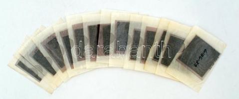 1968 Budapest, a Fővárosi Moziüzemi Vállalat hirdető oszlopai, táblái városszerte, 13 db korabeli, s...