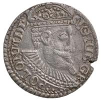 Lengyel Királyság 1598. 3Gr Ag "III. Zsigmond" (2,23g) T:2,2- ph. Poland 1598. 3 Groschen Ag "Sigismund III" (2,23g) C:XF,VF edge error Klimek 623.z