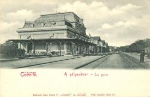 Gödöllő, vasútállomás, kiadja Pick Testvér (EK)