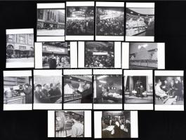 cca 1957 Budapest, Kotnyek Antal (1921-1990) fotóriportja a budapesti Nagyáruházból és az Úttörő áruházból, 16 db korabeli negatívról készült modern nagyítás 15x10 cm-es fotópapíron
