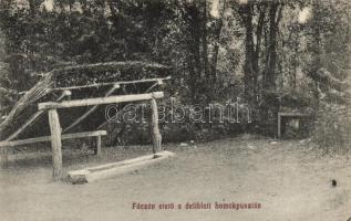 Deliblát, Deliblato; Fácánetető a delibláti homokpusztán / pheasant feeder in Deliblato Sands