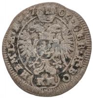 Csehország / Történelmi tartomány / Kuttenberg 1702. 1kr Ag "I. Lipót" T:2-
Bohemia / Kut...