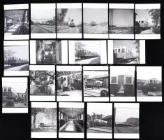 cca 1965 Budapest, Kotnyek Antal (1921-1990) fotóriportja a Ganzban gyártott első metró szerelvényekről, 20 db korabeli negatívról készült modern nagyítás 15x10 cm-es fotópapíron