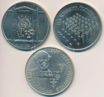 1983. 100Ft "Széchenyi István" + 1984. 100Ft "FAO"  +  1985. 100Ft alpakka "...