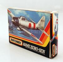 Matchbox márkájú A6M2 Zero-Sen repülőgép makett (modell) eredeti dobozában, hiánytalanul / Original airplane modell