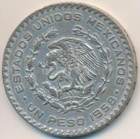 Mexikó 1958. 1P Ag "Függetlenség" T:2- ph.
Mexico 1958. 1 Peso Ag "Independence"...