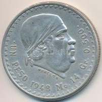 Mexikó 1948. 1P Ag T:2 Mexico 1948. 1 Peso Ag C:XF