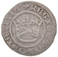 Lengyel Királyság 1510. 1/2Gr Ag "I. Zsigmond" (0,84g) T:2- Poland 1510. 1/2 Groschen "Sigismund I" (0,84g) C:VF Klimek 12.e