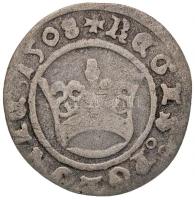 Lengyel Királyság 1508. 1/2Gr Ag "I. Zsigmond" (0,84g) T:2- Poland 1508. 1/2 Groschen "Sigismund I" (0,84g) C:VF Klimek 12.b