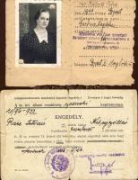 cca 1930-as évek Kőbányai Polgári Serfőző vállalati igazolványa fotóval + 1933. Gépjármű vezetés tanulására jogosító engedély