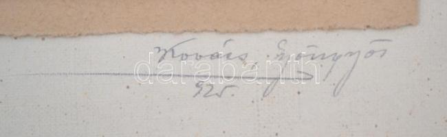 1925 Gyöngyös, Iskolai zenekar, Kovács fényképész felvétele, 15x22 cm, karton 23,5x32 cm