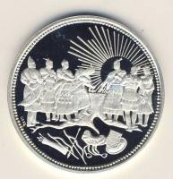 1996. "Millecentenárium" Ag emlékérem T:PP Eredeti tokban, tanúsítvánnyal!