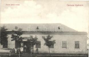 Erdőd, Ardud; Fecser János üzlete, kiadja Fecser János / shop