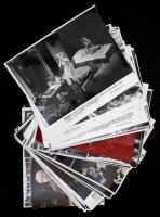 cca 1960-65 Vegyes, Filmmel, színházzal, művészettel kapcsolatos, nagyrész MTI fotók, cca 60db, különböző minőségben és méretben,cca  20x24cm