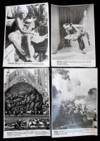 cca 1960-65 Vegyes, Filmmel, színházzal, művészettel kapcsolatos, nagyrész MTI fotók, cca 60db, külö...