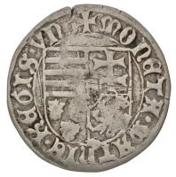 1468-1481. Garas Ag "I. Mátyás" (2,83g) T:3 kissé hajlott, kis rep. Hungary 1468-1481. Groschen Ag "Matthias I" (2,83g) C:F slightly curved, small crack Huszár: 695., Unger I.: 550.j