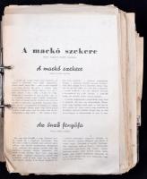 cca 1955-65 Több tucat film ismertetője, sillabusza, reklámplakátja, leírásokkal, kritikákkal együtt...