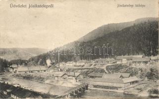 Jósikatelep, Jósikafalva; fatelep / lumber yard (EK)