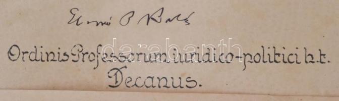 1942 Jogi (politikatudományi) diploma a bécsi döntések következtében Kolozsvárra visszahelyezett Fer...