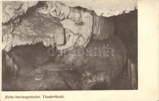 Rév, Vad; Zichy-barlang, Tündérfürdő, kiadja E.K.E. / Zichy-caves, rock (EK)
