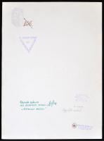 cca 1975 Kalmár Károly: Egyesült erővel, feliratozott vintage fotóművészeti alkotás, 40x30 cm