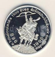 1996. "Honfoglalás 1100. évfordulója" Ag emlékérem 5,75g T:PP