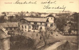 Csízfürdő, Cíz Kupele; látkép, kiadja a Herskovits Mór áruház / general view (EK)