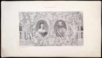 1879 Festzug zur fünfundzwanzigährigen Vermählungsfeier des allerhöchsten Kaiserpaares veranstaltet ...