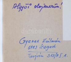 cca 1975 Gyenes Kálmán: Algyői olajmezőn, feliratozott vintage fotóművészeti alkotás, kartonra kasír...