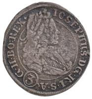 Német Államok / Szilézia 1707FN 3kr Ag "I. József" (1,43g) T:2- German States / Silesia 1707FN 3 Kreuzer Ag "Josef I" (1,43g) C:VF
