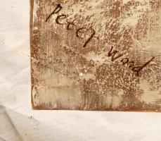 Wand jelzéssel: Formák. Olaj, vászon, felcsavarva, 100×110 cm