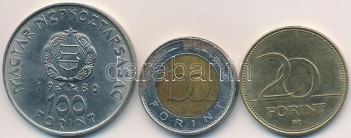 1980. 100Ft Ni "Szovjet-magyar közös űrrepülés" + 2002. 100Ft "Kossuth" + 2003. ...
