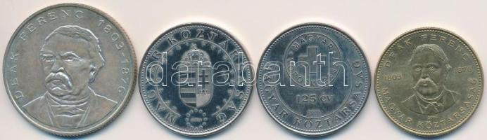 1994. 200Ft Ag "Deák" + 2003. 20Ft "Deák" + 2004. 50Ft "Magyarország az EU tagja" + 2006. 50Ft "125 éves a Magyar Vöröskereszt" T:2