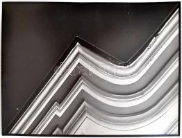 cca 1980 Móricz György: Architektúra, feliratozott vintage fotóművészeti alkotás, 30x40 cm