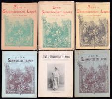 1896 Zene és Színművészeti lapok 6 száma a IV. évfolyamból.