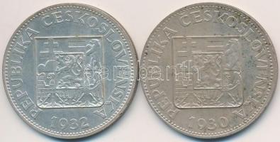 Csehszlovákia 1930-1932. 10K Ag (2x) T:2
Czechoslovakia 1930-1932. 10 Korun Ag (2x) C:XF