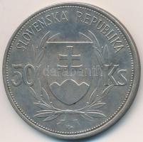 Szlovákia 1944. 50K Ag "Függetlenség 5. évfordulója" T:2 kis fo.
Slovakia 1944. 50 Korun ...