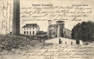 Oroszka, Pohronský Ruskov; cukorgyári részlet / sugar factory (EB)