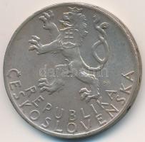 Csehszlovákia 1947. 50K Ag "Szlovák felkelés" T:2 
Czechoslovakia 1947. 50 Korun Ag "...