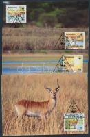 1988 WWF antilop sor Mi 431-434 CM