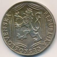 Csehszlovákia 1948. 100K Ag "Függetlenség" T:2 Czechoslovakia 1948. 100 Korun Ag "Ind...