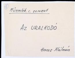 cca 1930 és 1970 Budapest, Szent István szobor, 1 db fotó + 1 db nyomat, mindkettő feliratozva, 23x1...